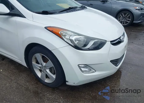 2013 Hyundai Elantra Gls from USA, damaged, VIN 5NPDH4AE4DH434216